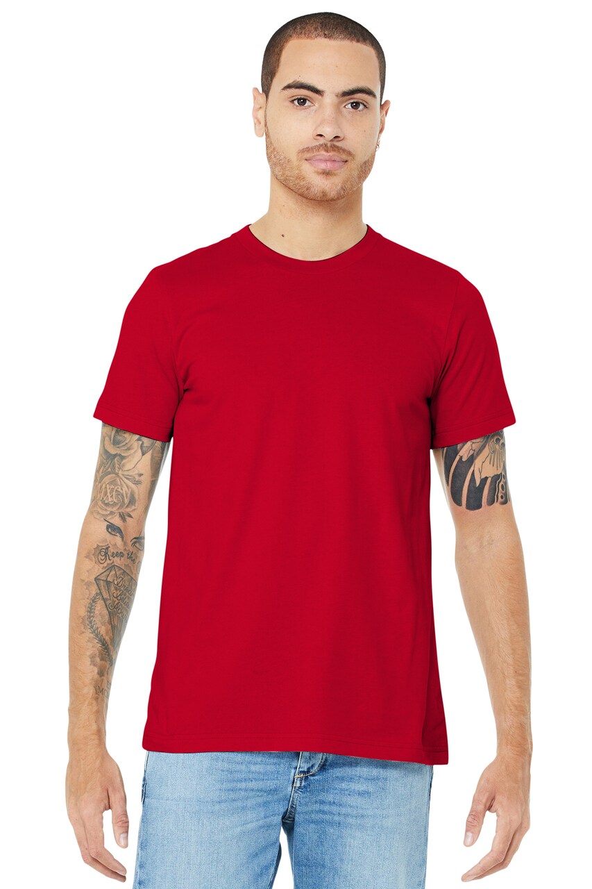 BELLA + CANVAS® Unisex Jersey Crewneck Short Sleeve Tee for Custom Printing & Everyday Wear